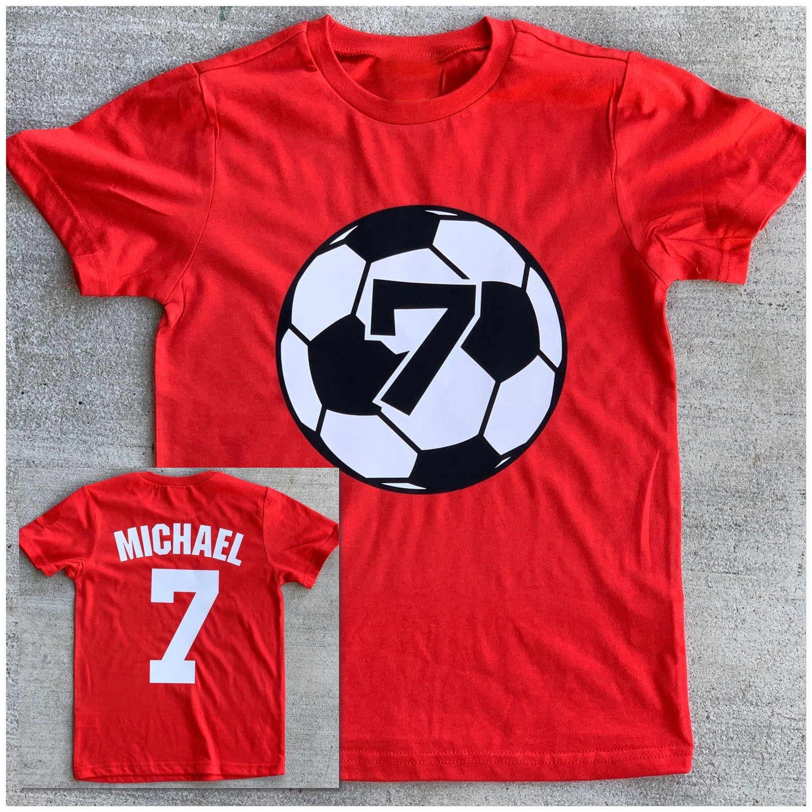 Soccer Birthday Shirt Soccer Ball Birthday Tshirt Etsy