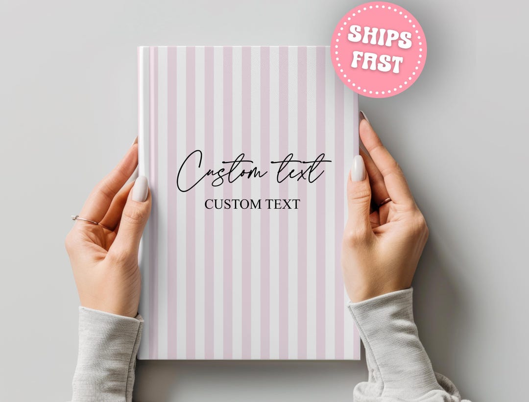 Personalized Notebook Custom Text Notebook Custom Journal Custom Book ...