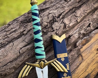 Réplica da Espada Mestra de Link Fantasia – Item Decorativo Colecionável/Acessório de Cosplay de Zelda (Reino Unido)