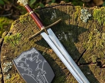 Espada do Príncipe Peter, das Crônicas de Nárnia, do Reino Mágico; Réplica em tamanho real da espada do Mestre Caspian, do filme; Presente para ele.