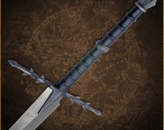 Réplica artesanal da espada Nazgul – Item decorativo colecionável inspirado no filme / adereço para cosplay (Reino Unido)