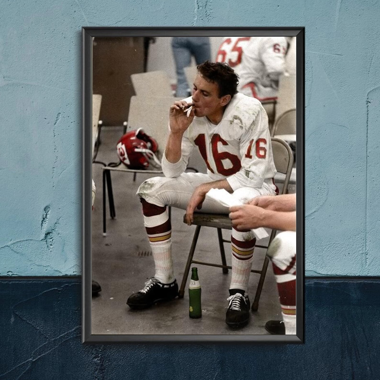 Len Dawson Cigarette Poster Len Dawson Smoking Poster Len - Etsy