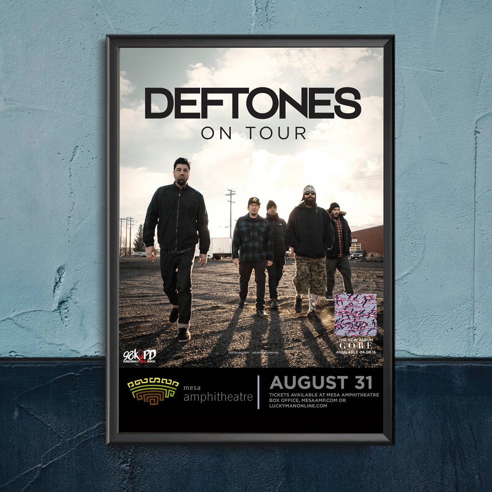 deftones 2022 tour poster