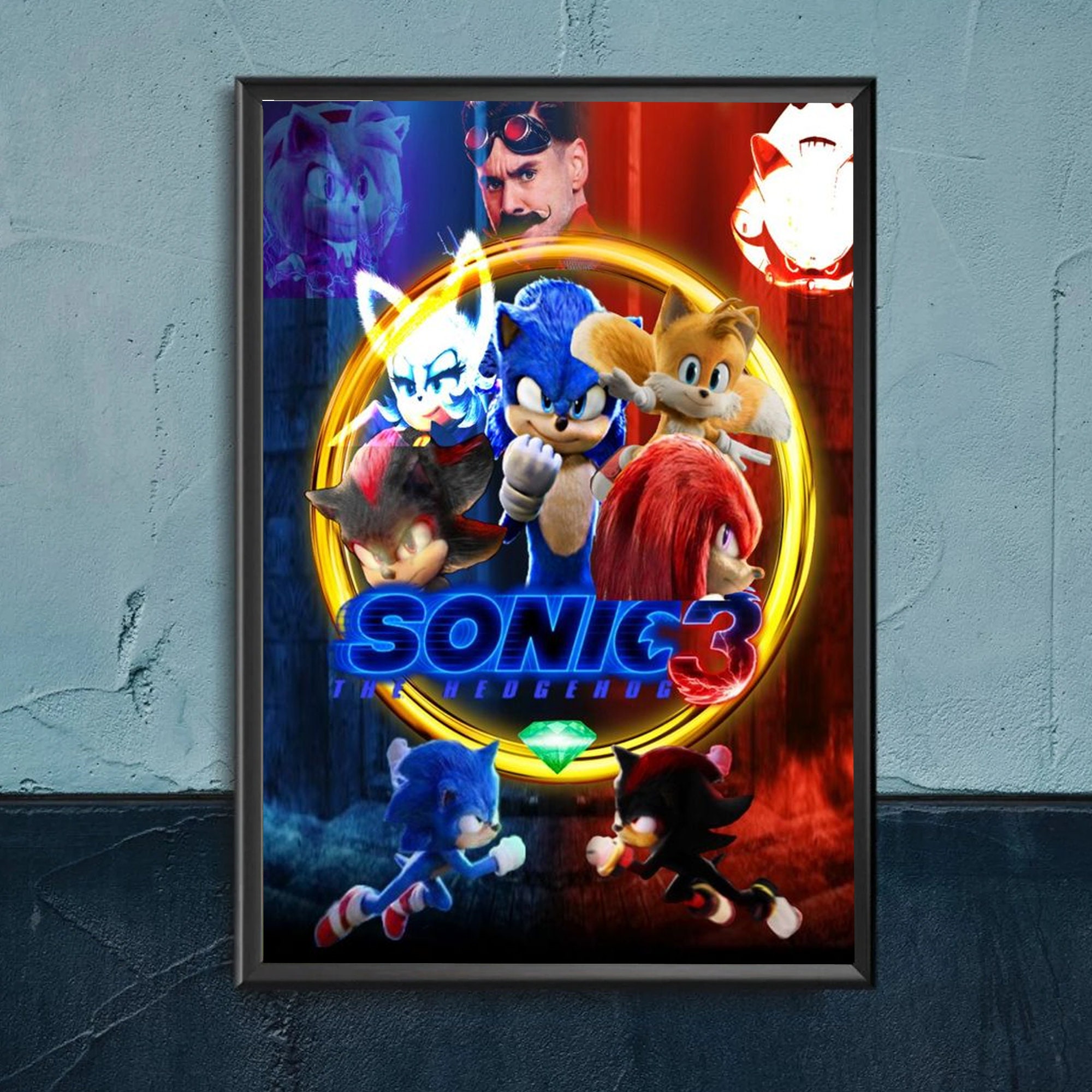 Sonic The Hedgehog 3 Poster