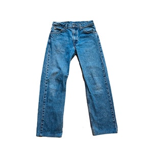 Vintage 80s Levis Mens 30x36 Straight 