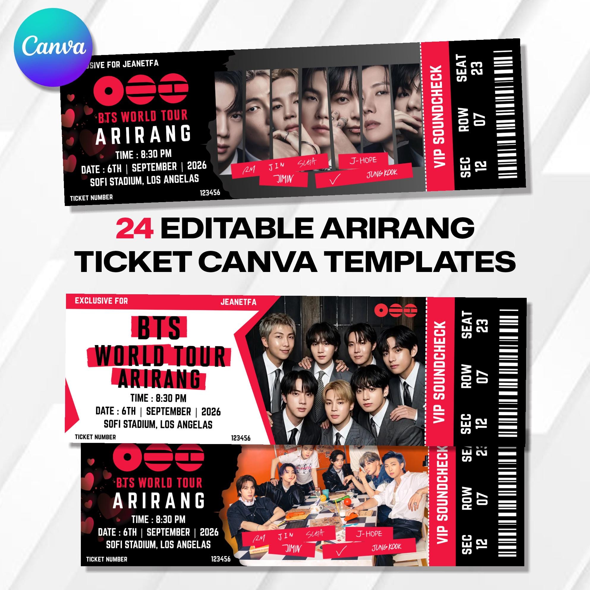 Bts ticket - Etsy 日本