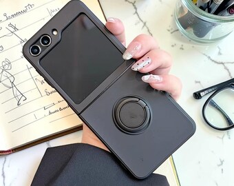 シリコン製フリップフォンケース（リングホルダー付き）Galaxy Z Flip 6 5 4 3
