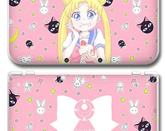DIY 3ds nds Sticker full model series, new 3ds 2ds nds ndsi Skin, cartoon anime handmade protective film and case, Clear shells