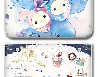DIY 3ds nds Sticker full model series, new 3ds 2ds nds ndsi Skin, cartoon anime handmade protective film and case, Clear shells