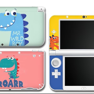 DIY 3ds nds Sticker full model series, new 3ds 2ds nds ndsi Skin, cartoon anime handmade protective film and case, Clear shells
