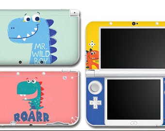 DIY 3ds nds Sticker full model series, new 3ds 2ds nds ndsi Skin, cartoon anime handmade protective film and case, Clear shells