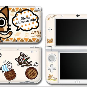 DIY 3ds nds Sticker full model series, new 3ds 2ds nds ndsi Skin, cartoon anime handmade protective film and case, Clear shells