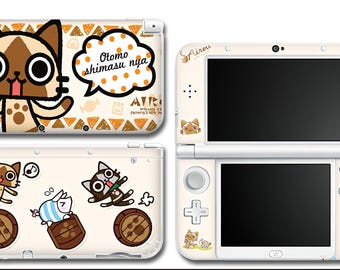 DIY 3ds nds Sticker full model series, new 3ds 2ds nds ndsi Skin, cartoon anime handmade protective film and case, Clear shells