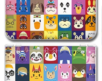 DIY 3ds nds Sticker full model series, new 3ds 2ds nds ndsi Skin, cartoon anime handmade protective film and case, Clear shells