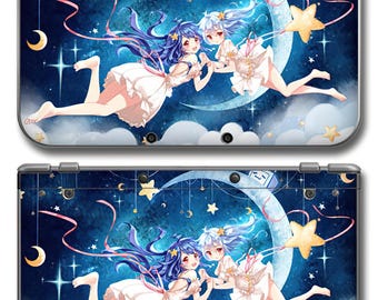 DIY 3ds nds Sticker full model series, new 3ds 2ds nds ndsi Skin, cartoon anime handmade protective film and case, Clear shells