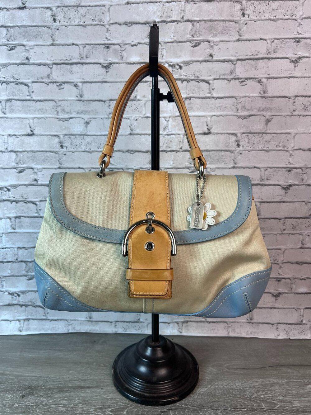 Vintage Coach Soho Daisy Buckle Flap Satchel 4432 - Etsy