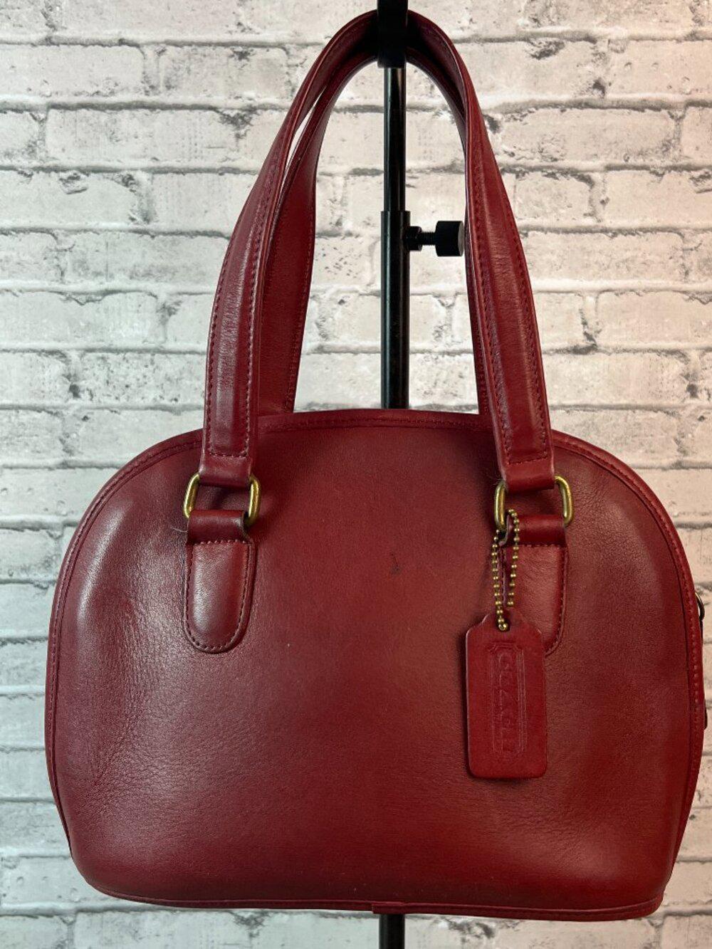 Red Vintage Soho Coach Bag - Etsy Canada