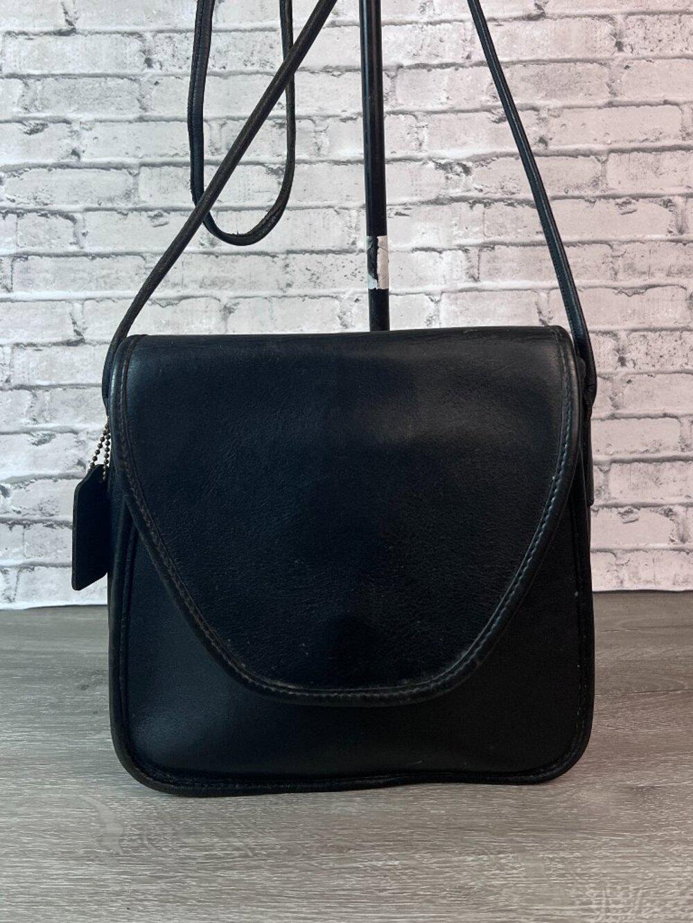 Coach Vintage Black Shoulder Bag - Etsy