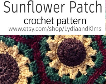 Sunflower Patch crochet pattern
