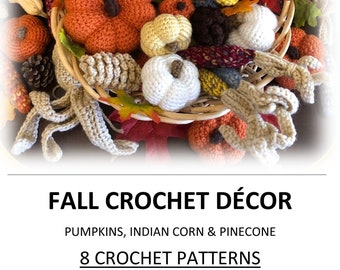 Fall Autumn crochet decoration