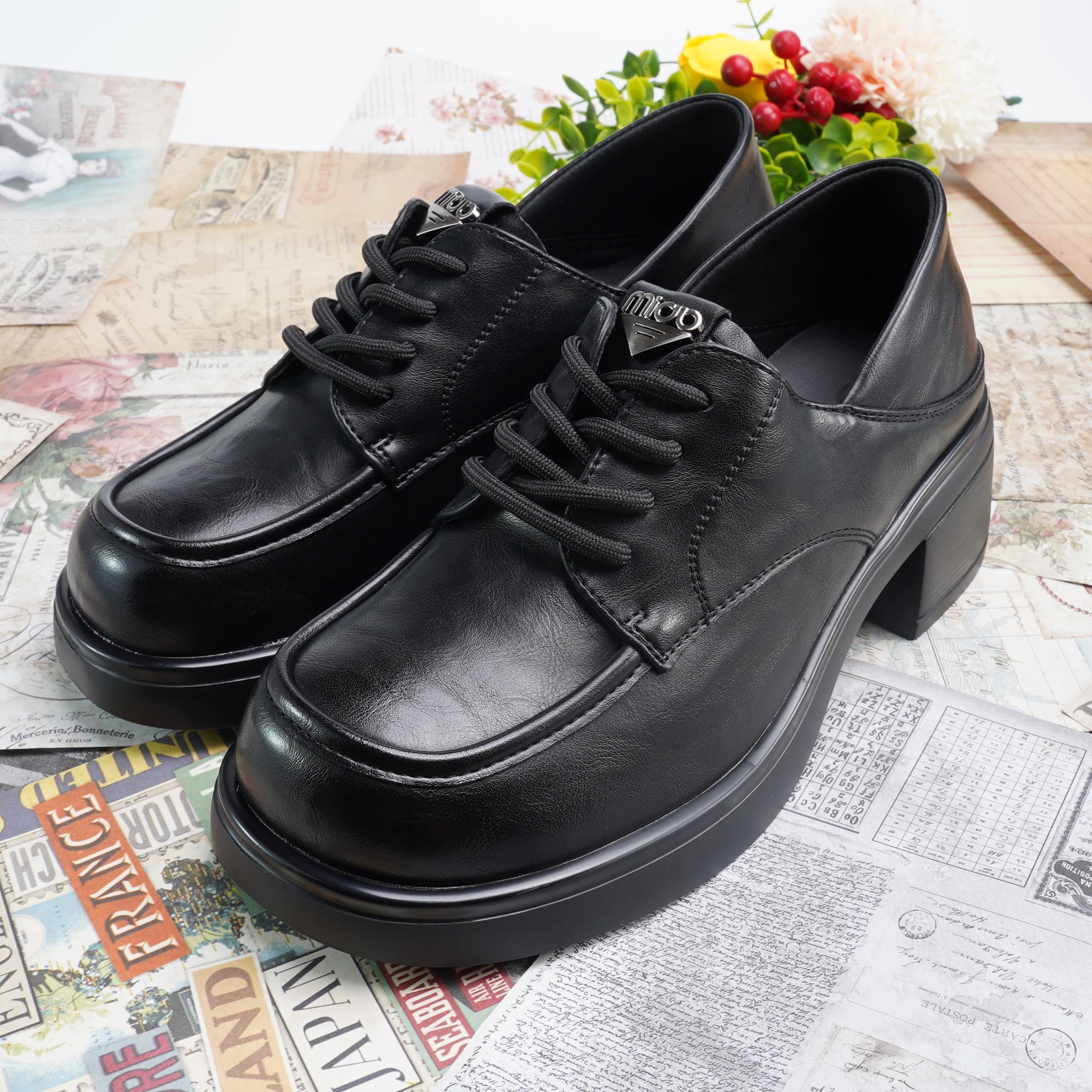 靴 vintage square toe leather shoes Vintage 90s Nine & Co Tan Leather Oxford Wingtip Square Toe