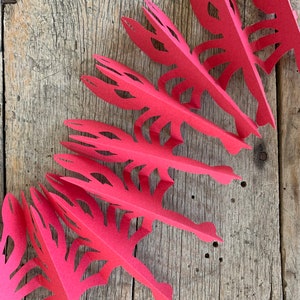 Crawfish Boil Banner: Red Cardstock Party Garland (5 foot) image 8