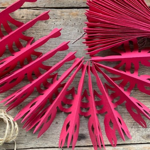 Crawfish Boil Banner: Red Cardstock Party Garland (5 foot) image 10