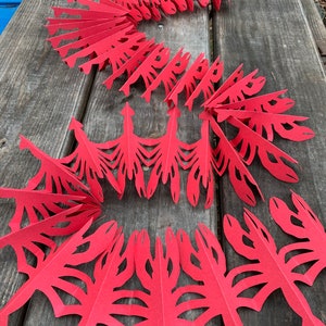 Crawfish Boil Party Decorations, Red Crawfish Boil Garland, Crawfish Banner,Creole themed banner, Sold per foot! Please read info.SHIPS FAST