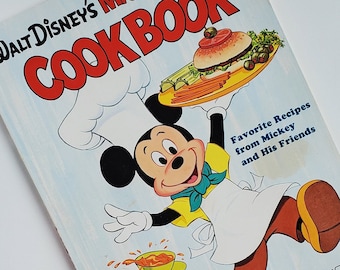 Walt Disney's Mickey Mouse Cookbook - A Golden Book - Copyright 1975 - Softcover