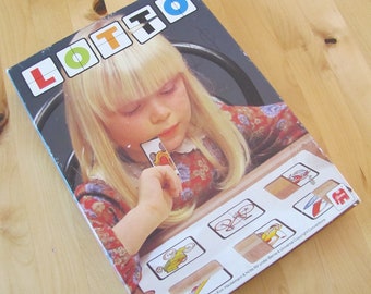 Vintage Children's Game - Lotto - Picture Matching