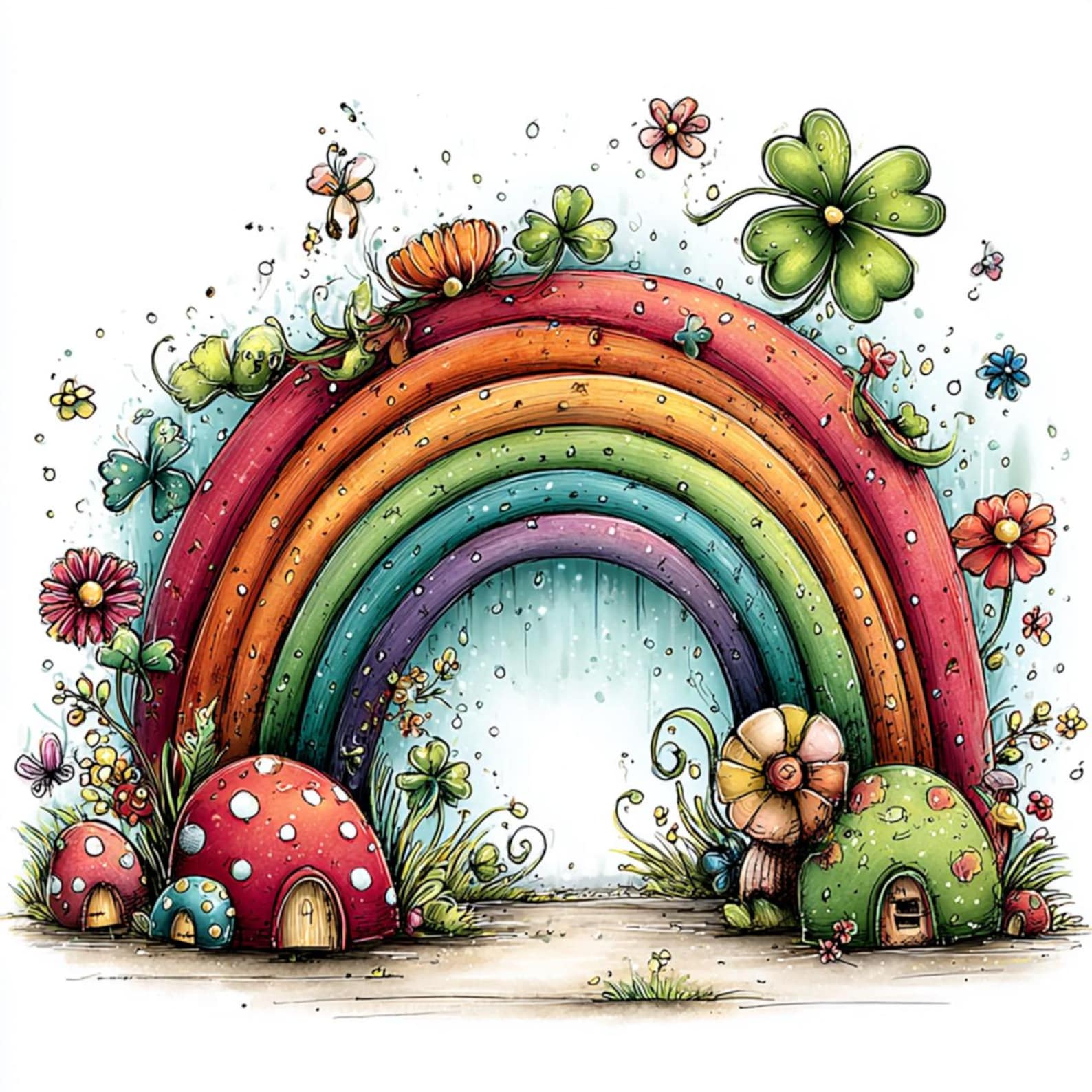 Whimsy Patrick 38 JPG Whimsical St. Patrick’s Day Clipart – Irish Holiday Objects and ...