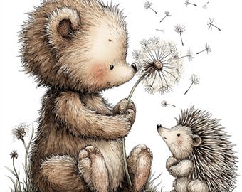 30 JPG Whimsical Woodland Animals Friends Clipart: Nursery Graphics (Digital Download)