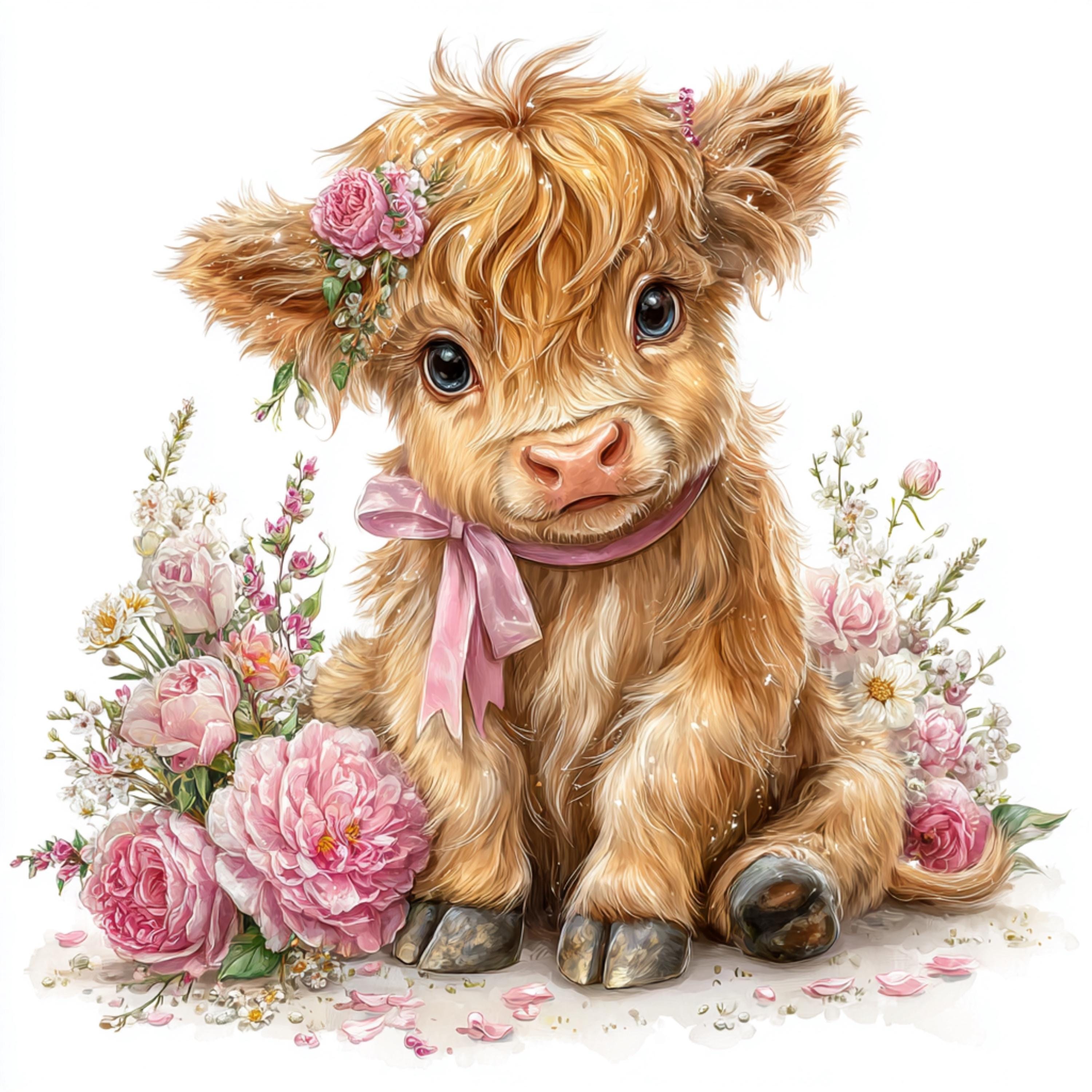 30 JPG Baby Girl Highland Cow Clipart Pink Floral Bow Sublimation 30-jpg-baby-girl-highland-cow-clipart-pink-floral-bow-sublimation