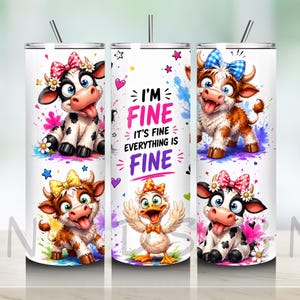 Sarkastisk ko-tumblerwrap sublimeringsdesign rolig vängåva till henne
