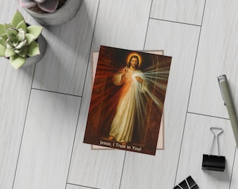 Divine Mercy Prayer Card Set | Jesus I Trust in You Holy Cards (10 Pack)