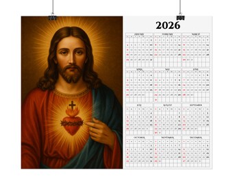 2026 Catholic Calendar | Miraculous Medal 12-month Catholic Wall ...
