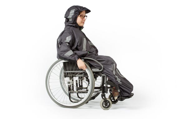 Long Raincoat With Sleeves for wheelchair users!