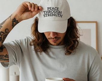 Donald Trump Hat, US Army Hat, Peace Through Strength Hat, Republican Cap, President Trump Hat, Political Hat, Patriotic Hat, Freedom Hat