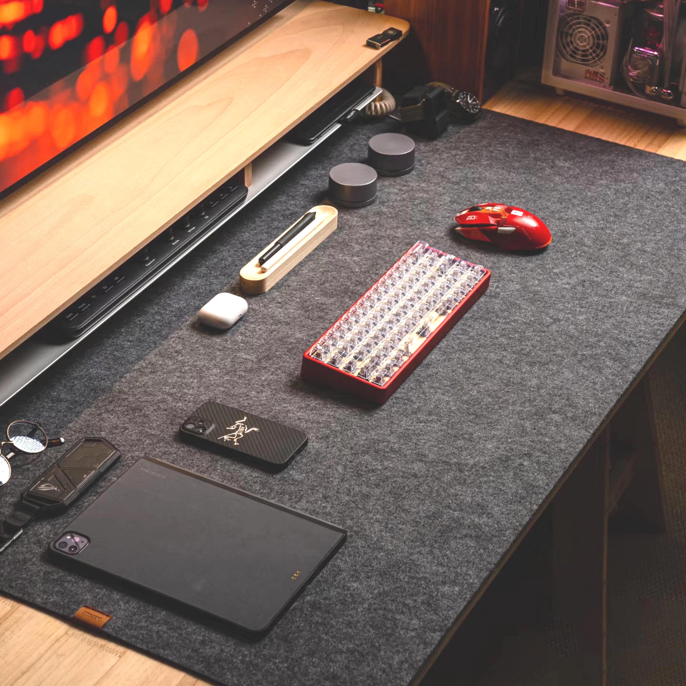 Generic Tapis De Bureau Antidérapant – Tapis De Souris En Cuir Synthétique Pour Ordinateur, Bureau Et Étudiant – Design Élégant Et Moderne - Prix Pas Cher | CI