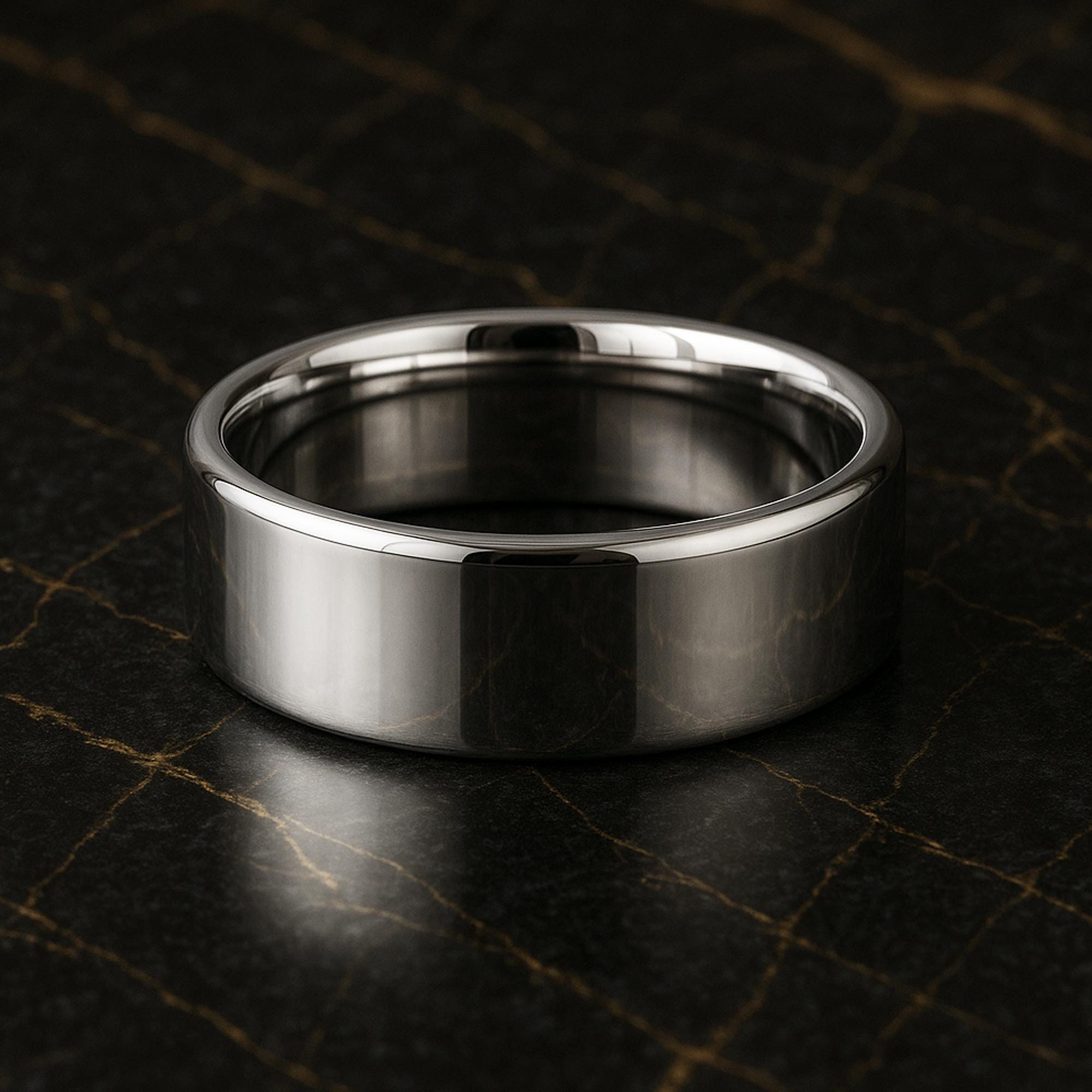 Engraved Sonic Hedgehog Ring – Green Hill Zone Engraved Tungsten