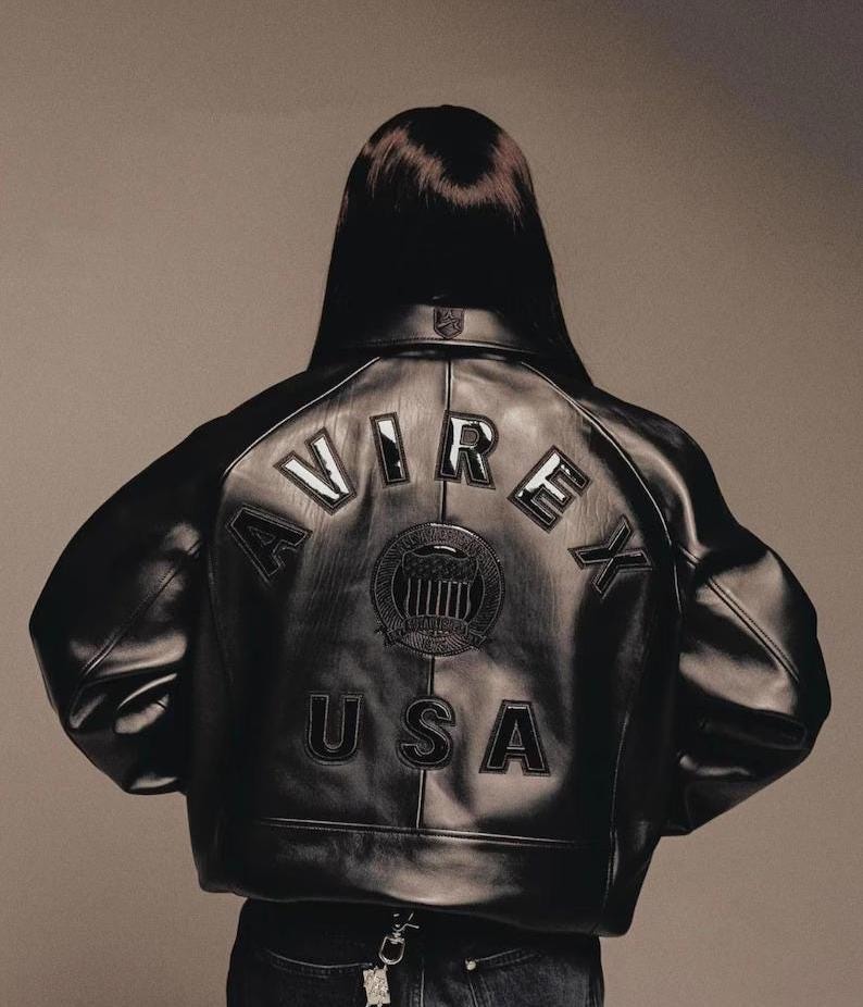 AVIREX USA Edition Icon Jacket In Green Color Military Bomber Jacket Men's Bomber Jacket Fashion Jacket Streetwear Perfect Gift For Him image 1