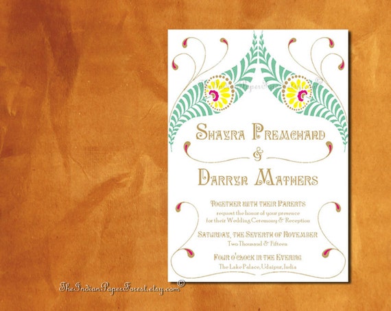 indian wedding program design vivaah diy printable digital etsy wedding pamphlet design