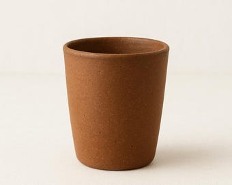 Brown Clay Tumbler | Traditional Mud Glass | Handmade Earthen Pottery ...