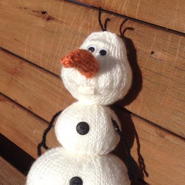 Olaf from "Frozen" - Knitting Pattern UPDATED!