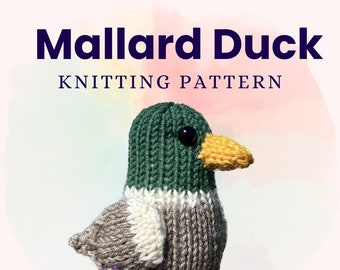 Mallard Duck Amigurumi Knitting Pattern