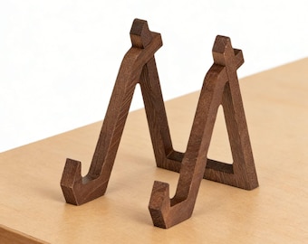 Solid Wood Picture Frame Stand/Plate Holder,Wooden Storage Stand,Home Decor,Kitchen Accessories