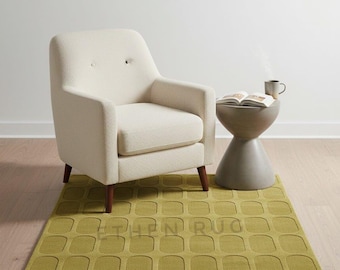 Premium Wollteppich Handgetufteter Wollteppich Handgefertigter Wollteppich Moderner Wollteppich Weicher Wollteppich Wohnzimmer Wollteppich 150x220 Wollteppich