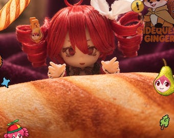 Kasane Teto Baguette Plush | Teto Bread Pillow | UTAU Fan Plushie | Funny Anime Bread Plush | Teto Fan Gift