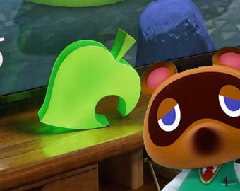 Genger x Nook Inc. | Nachtlampje meubelblad van ACNH – editie 25e verjaardag ACNH magnetische kraan en sleutelhanger