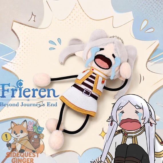 Frieren: Beyond Journey's End Plush Keychain, Frieren, Fern Dangle